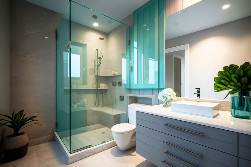 Spacious Shower Enclosure